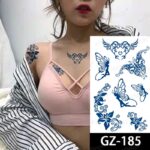 ⁦ورقة وملصق تاتو الكتف بعدة اشكال شبه دائم مقاوم للماء حجم 18×11 سم⁩ - الصورة ⁦3⁩