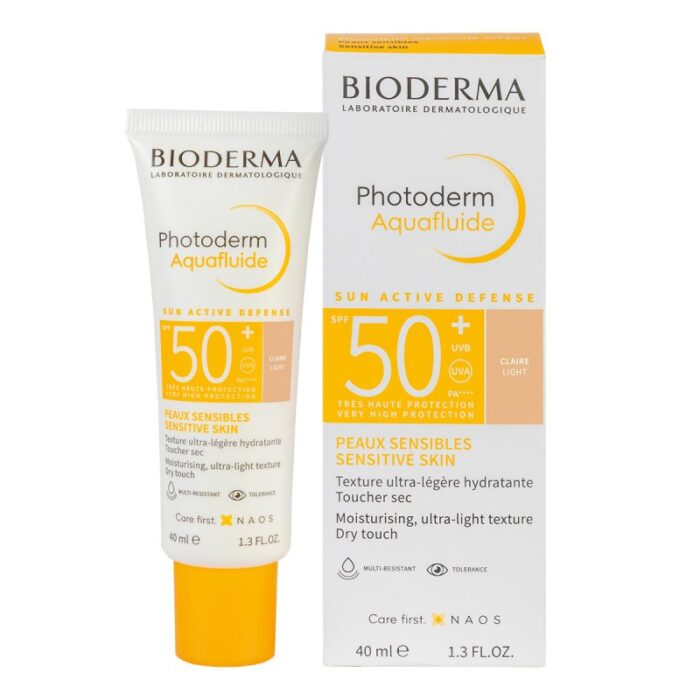 10327441_67db8a964cc1e Bioderma Photoderm Aquafluide SPF 50+ for sensitive skin (Claire light ) 40 ml - واقي شمس للبشرة الحساسة من بيوديرما 40 مل - الصورة 1