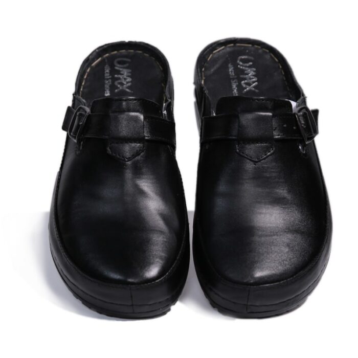 ⁦شبشب بنعل طبي من UMAX للرجال لون أسود⁩ - الصورة ⁦4⁩