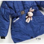 ⁦سترة بوليستر مبطنة من الداخل للأطفال لون أزرق من Sami Boutique⁩ - الصورة ⁦2⁩