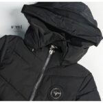 ⁦سترة بوليستر مبطنة من الداخل للشباب لون أسود من Sami Boutique⁩ - الصورة ⁦3⁩