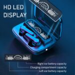 ⁦ايربود كشاف وبوربانك وشاشة Wireless Earbuds M19 V5.1⁩ - الصورة ⁦7⁩