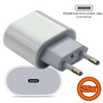 PD iphone charger 25w - عظمة شاحن ايفون 25 واط لها مدخل واحد