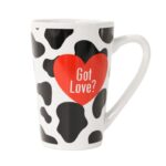 ⁦مج لون أبيض مع أسود GotLove⁩ - الصورة ⁦5⁩