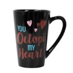 مج لون أسود My heart