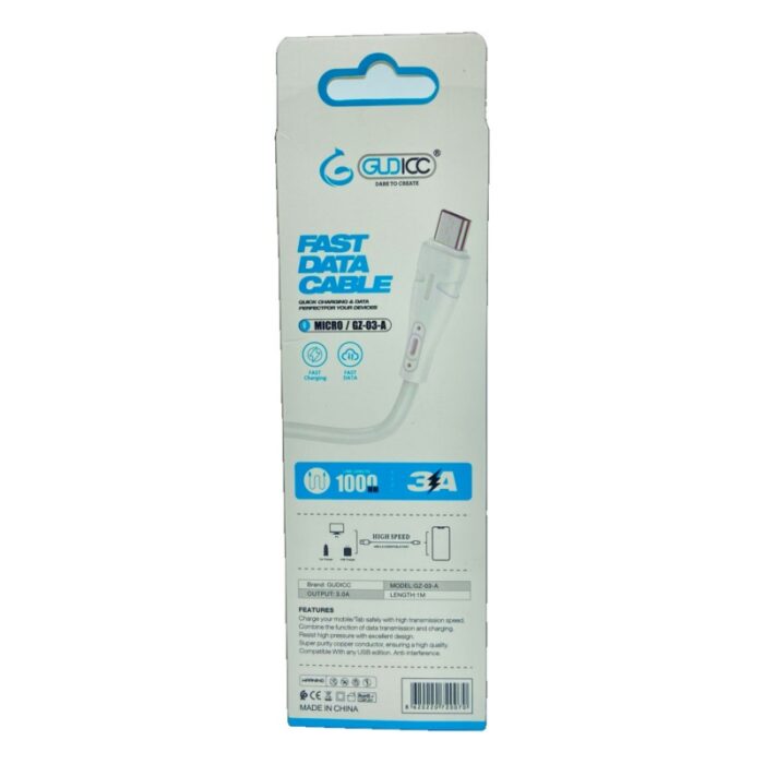 ⁦وصلة (كابل) شحن سريع يو اس بي تايب سي 1 متر⁩ - الصورة ⁦2⁩