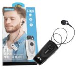 ⁦سماعة اذن بلوتوث من فاين بلو لون اسود- Fineblue F930 In-ear Bluetooth Handsfree⁩ - الصورة ⁦2⁩