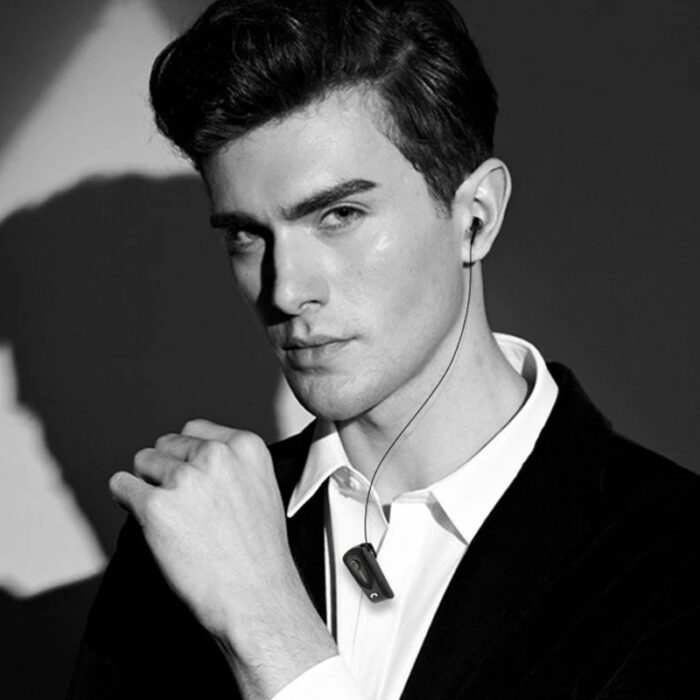 ⁦سماعة اذن بلوتوث من فاين بلو لون اسود- Fineblue F930 In-ear Bluetooth Handsfree⁩ - الصورة ⁦7⁩