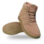 ⁦حذاء كاجوال شبابي ساق طويل للرجال لون بني⁩ - الصورة ⁦2⁩