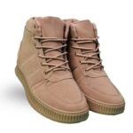 ⁦حذاء كاجوال شبابي ساق طويل للرجال لون بني⁩ - الصورة ⁦3⁩