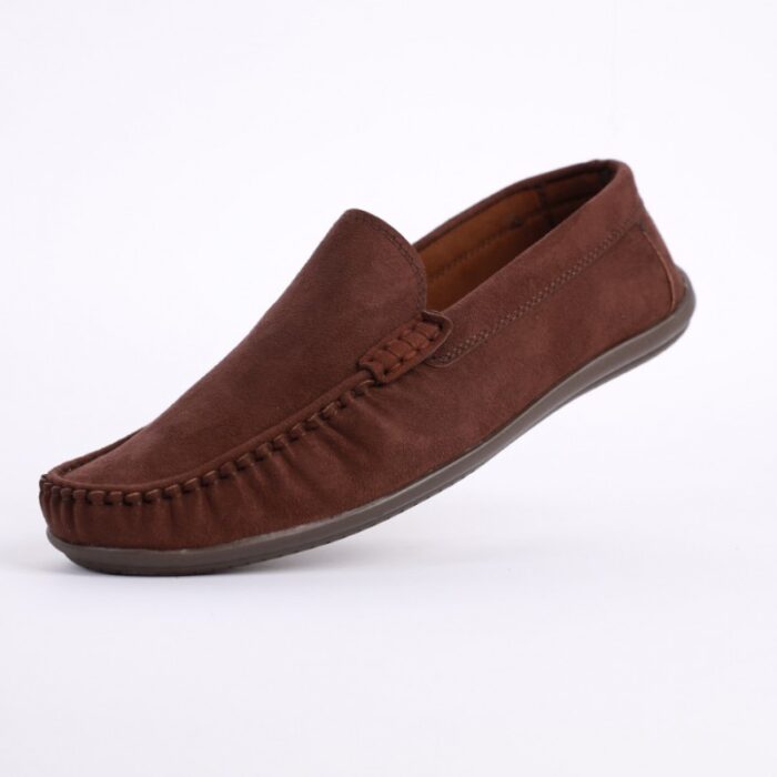 ⁦حذاء اليو كاجوال شمواه من فينتو للرجال لون بني محروق⁩ - الصورة ⁦2⁩