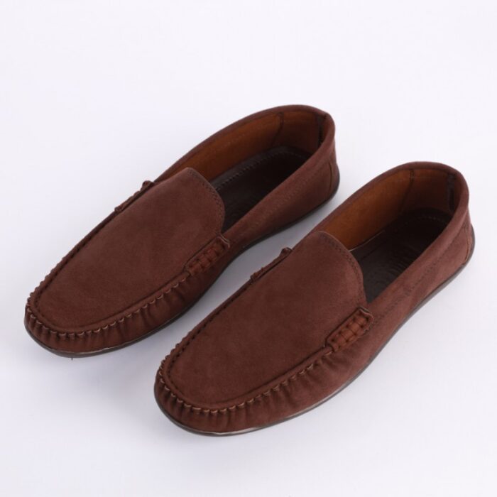 ⁦حذاء اليو كاجوال شمواه من فينتو للرجال لون بني محروق⁩ - الصورة ⁦3⁩