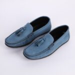 ⁦حذاء اليو كاجوال شمواه من فينتو للرجال لون أزرق⁩ - الصورة ⁦3⁩