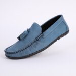 ⁦حذاء اليو كاجوال شمواه من فينتو للرجال لون أزرق⁩ - الصورة ⁦4⁩