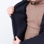 ⁦بجامة شتوية كاجوال بأكمام طويلة وسحاب للرجال لون كحلي من Sami Boutique⁩ - الصورة ⁦8⁩