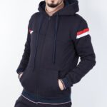 ⁦بجامة شتوية كاجوال بأكمام طويلة وسحاب للرجال لون كحلي من Sami Boutique⁩ - الصورة ⁦16⁩