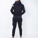 ⁦بجامة شتوية كاجوال بأكمام طويلة وسحاب للرجال لون كحلي من Sami Boutique⁩ - الصورة ⁦18⁩