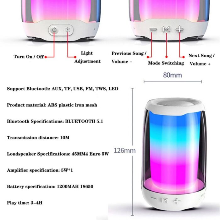 ⁦سماعة لاسلكية صغيرة لون أزرق⁩ - الصورة ⁦5⁩
