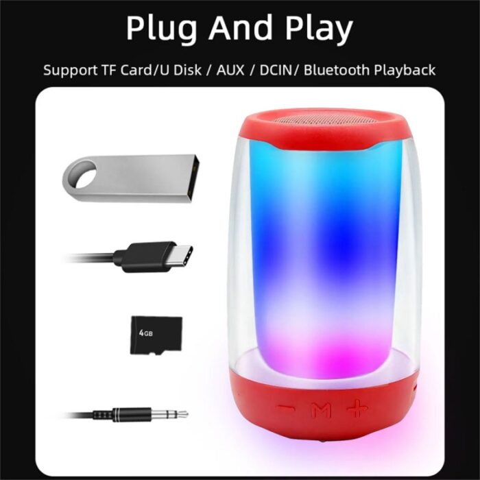 ⁦سماعة لاسلكية صغيرة لون أحمر⁩ - الصورة ⁦4⁩