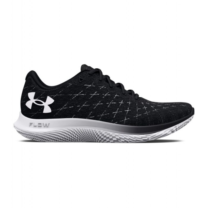⁦Under Armour Men's Flow Velociti Wind 2 Running Shoes- حذاء أندر آرمر فلو فيلوكيتي ويند 2 للجري للرجال لون أسود⁩ - الصورة ⁦6⁩
