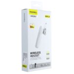⁦سماعة لاسلكية من بافاريل لون أبيض-PAVAREAL Wireless earphone / bluetooth headset PA-BT27 white⁩ - الصورة ⁦2⁩