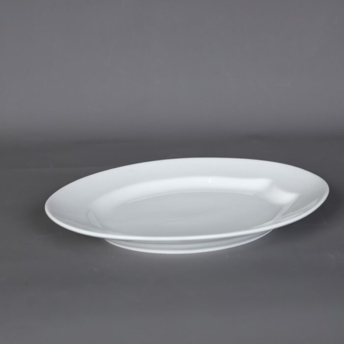 10327871_67db8c37dd2e0 صحن تقديم طعام بورسلان شبه دائري حجم كبير - الصورة 1