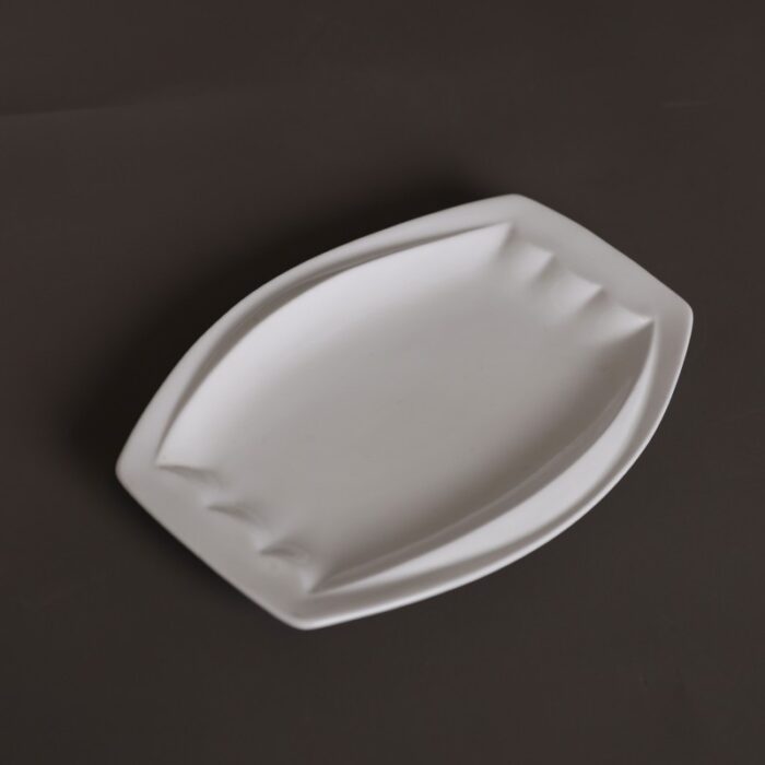 ⁦صحن تقديم طعام بورسلان حجم متوسط⁩ - الصورة ⁦3⁩