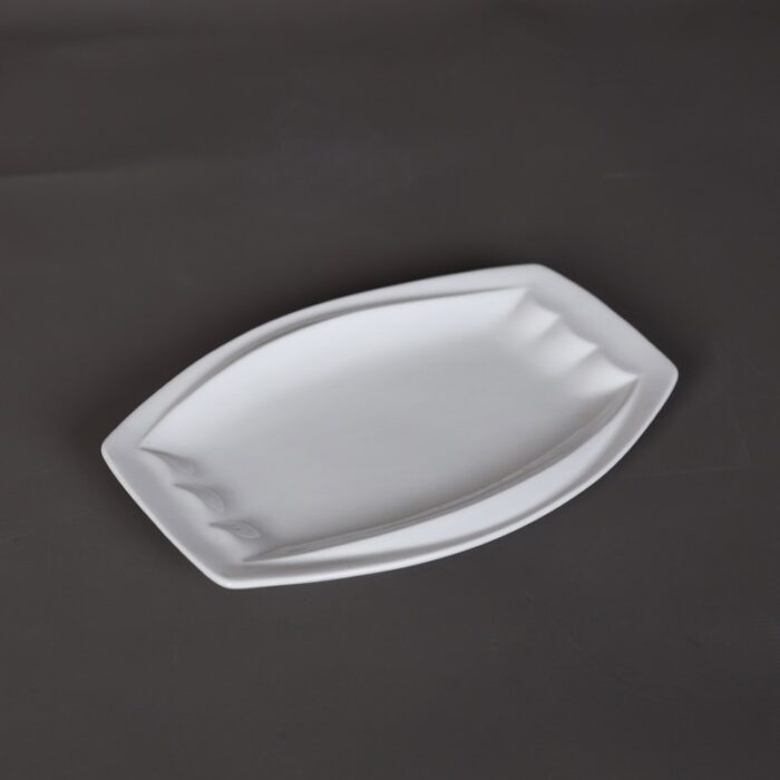 ⁦صحن تقديم طعام بورسلان حجم متوسط⁩ - الصورة ⁦4⁩