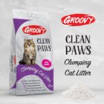 ⁦رمل فضلات القطط المتكتل من جروفي حجم 10 لتر (برائحة بودرة أطفال)- Groovy Clumping Cat 10L (Baby Powder)⁩ - الصورة ⁦2⁩