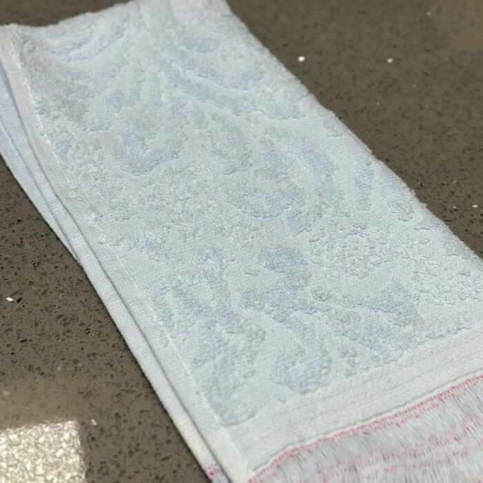 ⁦بشكير قطني مطبخ مقاس 50×30 سم لون أزرق⁩ - الصورة ⁦2⁩