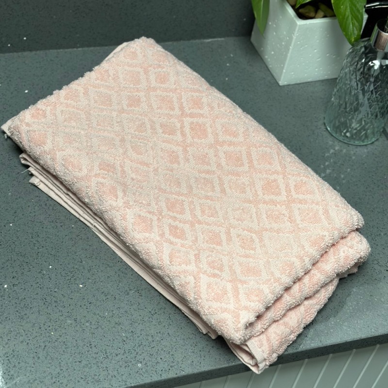 ⁦منشفة قطنية حجم كبير مقاس 145×95 سم لون برتقالي⁩ - الصورة ⁦1⁩