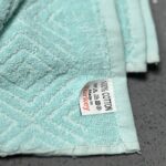 ⁦منشفة قطنية حجم كبير مقاس 145×95 سم لون أزرق⁩ - الصورة ⁦2⁩