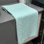 ⁦منشفة قطنية حجم كبير مقاس 145×95 سم لون أزرق⁩ - الصورة ⁦6⁩