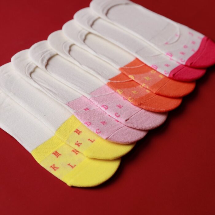 ⁦جوارب كاجوال مخفية (8 أزواج) للجنسين بألوان متعددة⁩ - الصورة ⁦5⁩