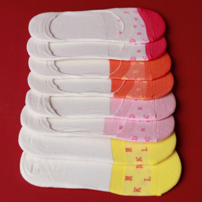 ⁦جوارب كاجوال مخفية (8 أزواج) للجنسين بألوان متعددة⁩ - الصورة ⁦6⁩