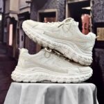 ⁦حذاء كاجوال جلد للرجال لون بيج⁩ - الصورة ⁦6⁩