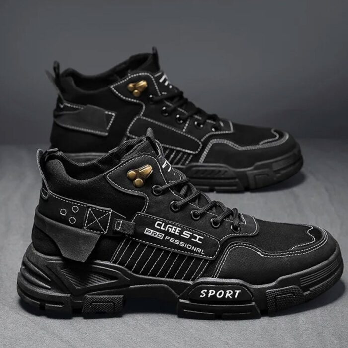 ⁦حذاء كاجوال للرجال لون أسود⁩ - الصورة ⁦3⁩