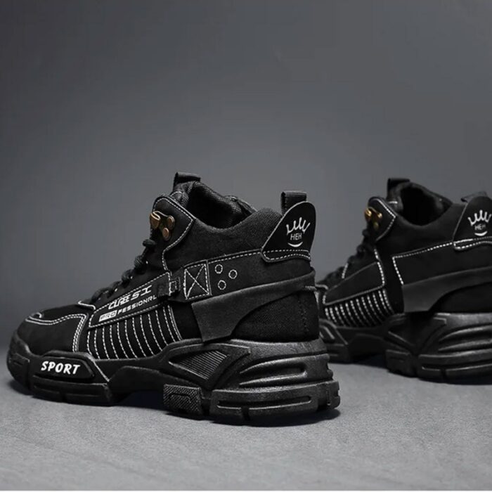 ⁦حذاء كاجوال للرجال لون أسود⁩ - الصورة ⁦4⁩