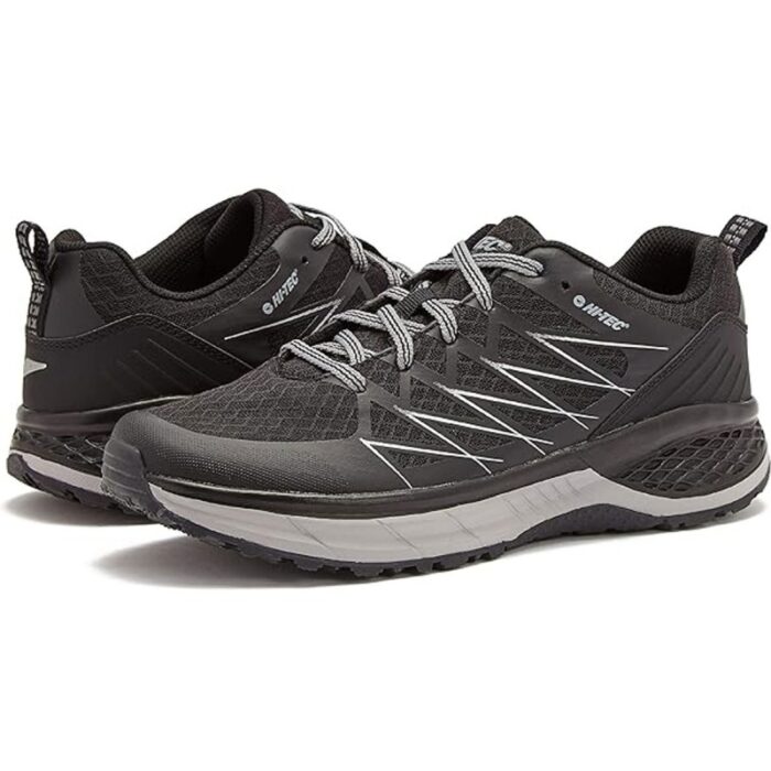 ⁦حذاء هاي تك تريل لايت للرجال لون أسود ورمادي- Hi-Tec Mens' Trail Lite Walking Shoes⁩ - الصورة ⁦5⁩