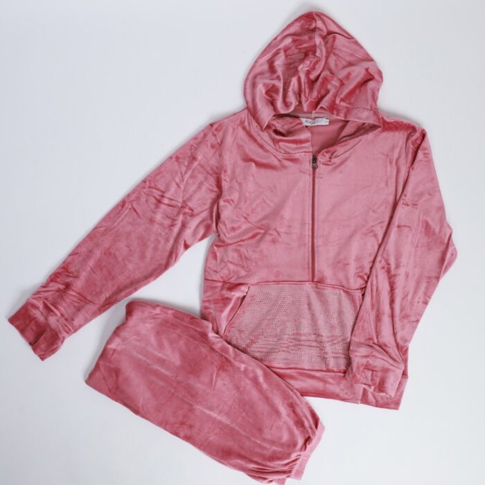 10328073_67db8d12354ca بجامة نسائية مُكونة من قطعتين لون زهري - الصورة 1