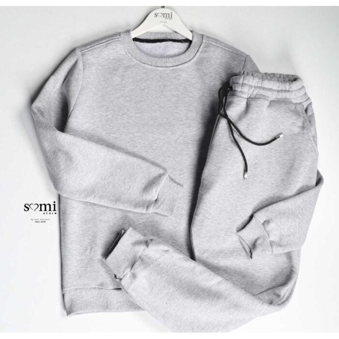 10328154_67db8d7dd4dc0 بجامة شتوية كاجوال بأكمام طويلة للرجال لون سكني من Sami Boutique - الصورة 1