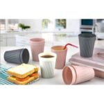 طقم 6 كاسات بلاستيك