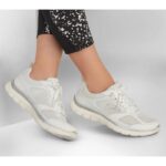 ⁦حذاء سكيتشرز فليكس ابريل 4.0-اكتيف فلو للنساء لون أبيض- Skechers Women's Appeal 4.0 - Active Flow Shoes‏⁩ - الصورة ⁦3⁩