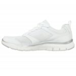 ⁦حذاء سكيتشرز فليكس ابريل 4.0-اكتيف فلو للنساء لون أبيض- Skechers Women's Appeal 4.0 - Active Flow Shoes‏⁩ - الصورة ⁦6⁩