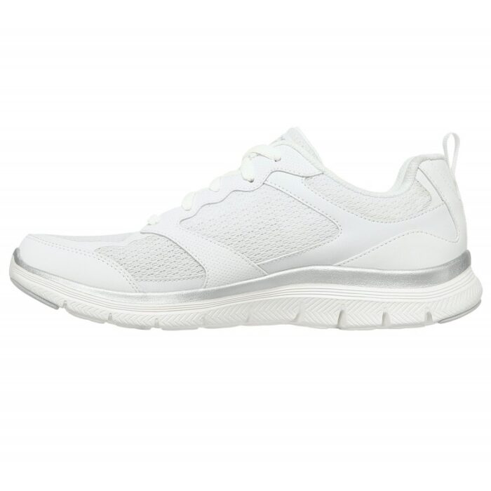 ⁦حذاء سكيتشرز فليكس ابريل 4.0-اكتيف فلو للنساء لون أبيض- Skechers Women's Appeal 4.0 - Active Flow Shoes‏⁩ - الصورة ⁦6⁩