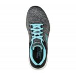 ⁦حذاء سكيتشرز فليكس ابريل 4.0 للنساء لون رمادي وأسود- Skechers Women's Flex Appeal 4.0 Shoes‏⁩ - الصورة ⁦4⁩