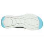 ⁦حذاء سكيتشرز فليكس ابريل 4.0 للنساء لون رمادي وأسود- Skechers Women's Flex Appeal 4.0 Shoes‏⁩ - الصورة ⁦5⁩