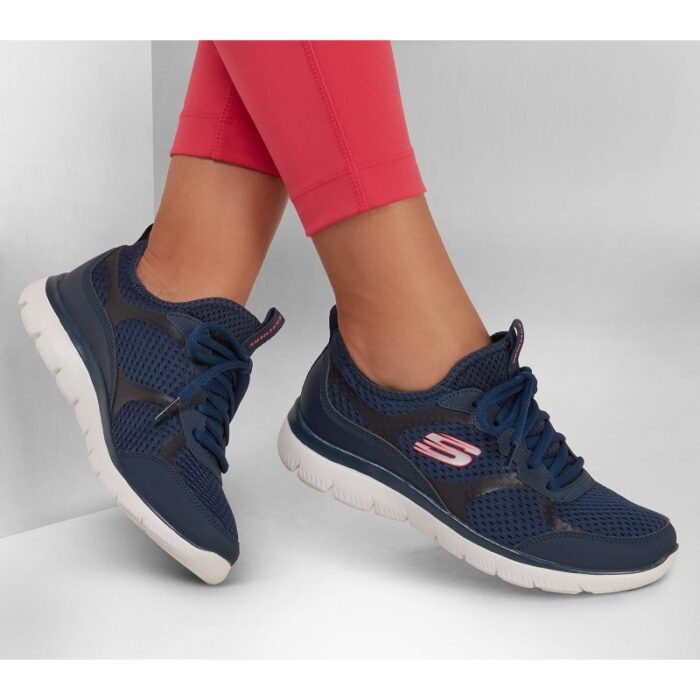 ⁦حذاء سكيتشرز سوميتس للنساء لون كحلي- Skechers Women's Sport Summits Shoes‏⁩ - الصورة ⁦2⁩