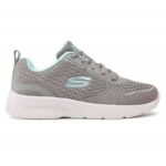 ⁦حذاء سكيتشرز ديناميت 2.0- هيب ستار للنساء لون رمادي- Skechers Women's Dynamight 2.0 - Hip Star Shoes‏⁩ - الصورة ⁦2⁩