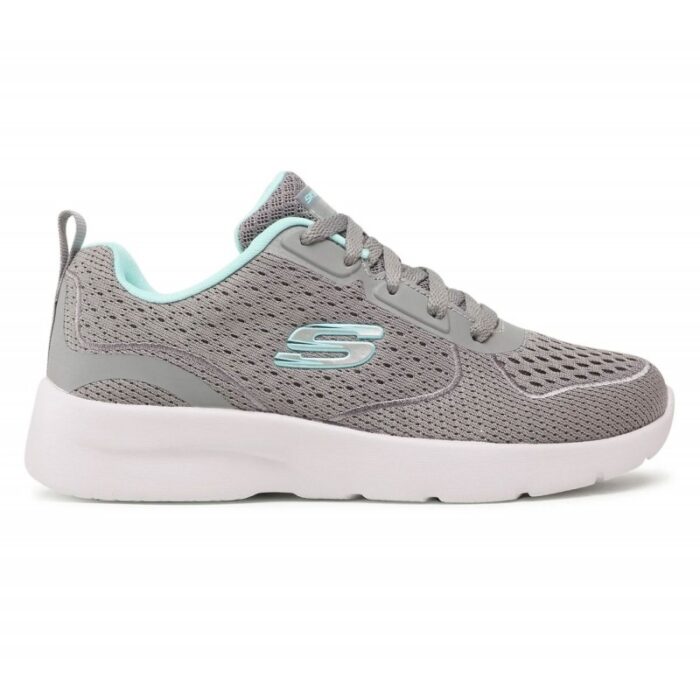 ⁦حذاء سكيتشرز ديناميت 2.0- هيب ستار للنساء لون رمادي- Skechers Women's Dynamight 2.0 - Hip Star Shoes‏⁩ - الصورة ⁦2⁩